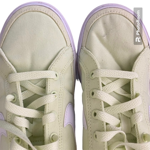 Nike Court Legacy Mule Women’s Size 7.5 Green Canvas Slip On DB3970-301 Sneaker - Picture 6 of 10